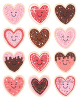 Frosted Heart Decorations