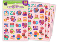 Decorative and Smelly 2 1/2" to 1/2" Stickers