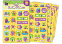Decorative and Smelly 2 1/2" to 1/2" Stickers