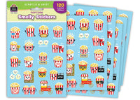 Decorative and Smelly 2 1/2" to 1/2" Stickers