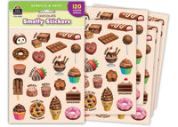 Decorative and Smelly 2 1/2" to 1/2" Stickers