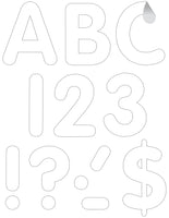 4" Decorative Self Adhesive Letters
