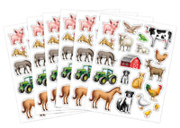 Decorative and Smelly 2 1/2" to 1/2" Stickers