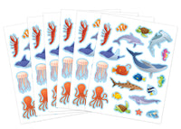 Decorative and Smelly 2 1/2" to 1/2" Stickers