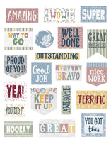 Decorative and Smelly 2 1/2" to 1/2" Stickers