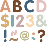 2" Classic Letters with Numbers, and Spanish Accents