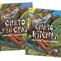 Chato's Kitchen English & Spanish 2-Paperback Book
