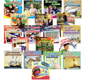 LITTLE WORLD SOCIAL STUDIES SPANISH SET OF 26 | National School Products