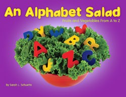 Fruits and Vegetables ABCs Library Bound Book