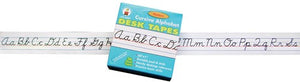 Cursive Alphabet Desk Tape