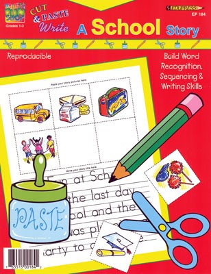 Cut, Paste, and Write a School Story Activity Book