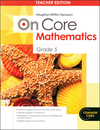 On Core Math Grade 5 Teacher Edition | National School Products