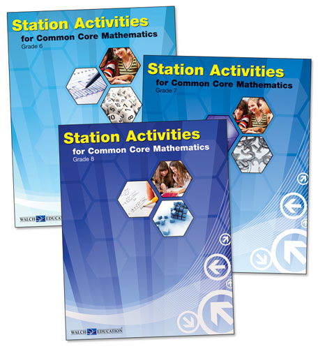 Math Station Activities for Common Core Middle School Set/3 | National ...