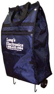 Rolling Pull Behind Bag - Navy