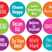 Positive Sayings Floor Markers 4"