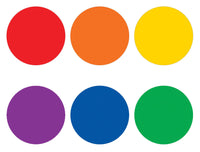 Colorful Circle Carpet Markers 4"