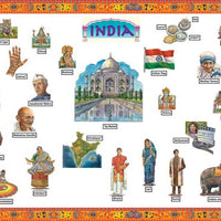 India Word Wall Bulletin Board Set
