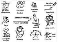 Bilingual Teacher Stamps