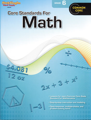 Core Standards for Math Grade 6 Book