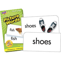 Picture Words Flash Cards English - Spanish
