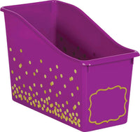 Plastic Book Bins - Confetti