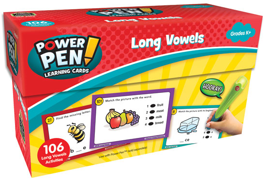 Long Vowels Power Pen Cards