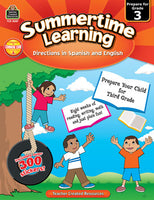 Summertime Learning (English & Spanish Edition)
