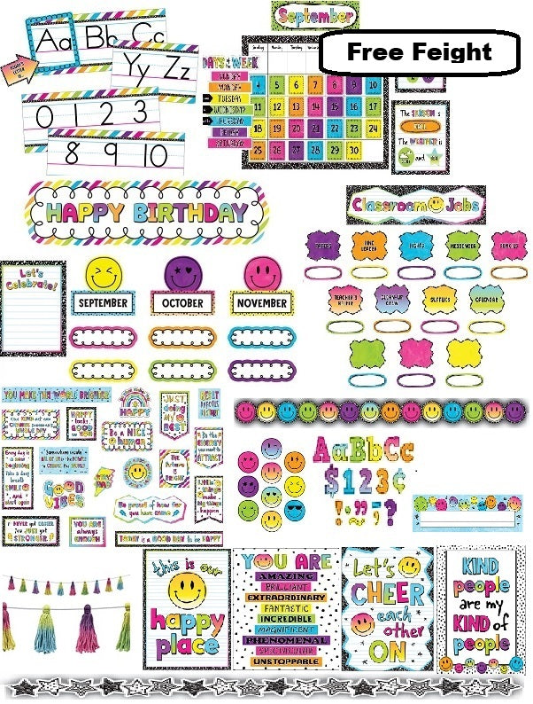 Brights 4Ever Deluxe Classroom Decor Kit