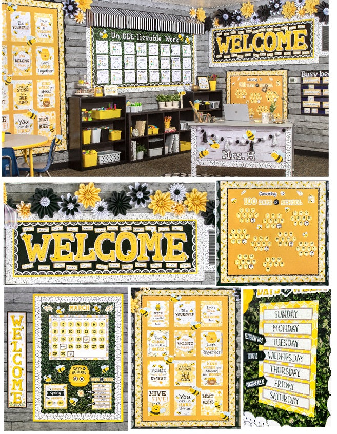 Buzzing Bees Classroom Decorative Kit
