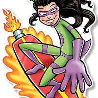 Surfing Superhero Large Accent