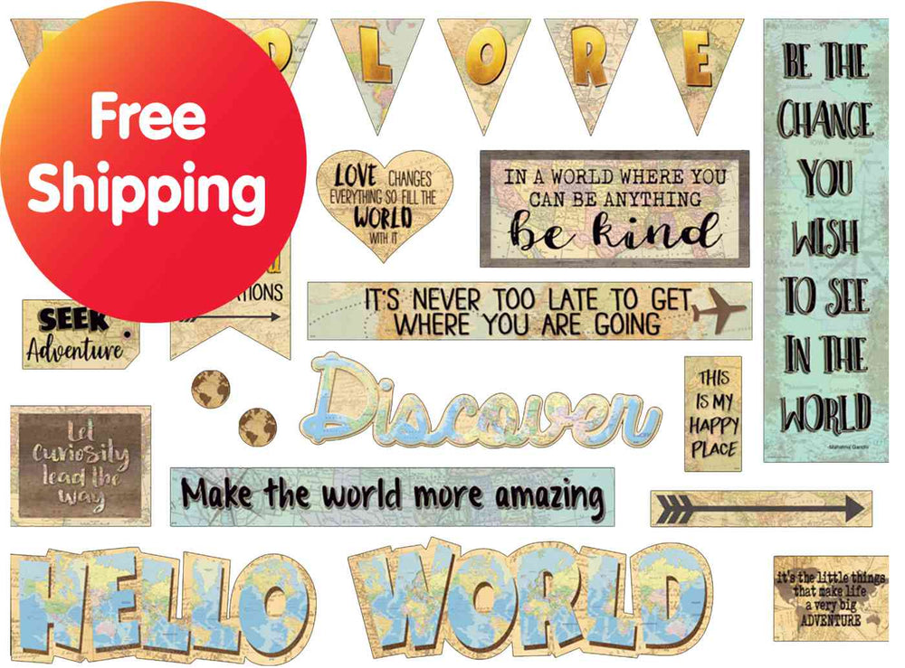 Travel the Map Classroom Collection by Teacher Created Resources