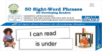 50 Sight Word Phrases 8" x 2"
