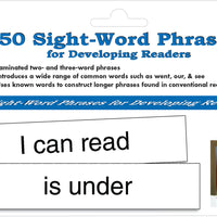 50 Sight Word Phrases 8" x 2"