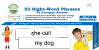 50 Sight Word Phrases 8" x 2"
