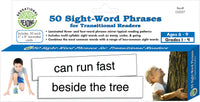 50 Sight Word Phrases 8" x 2"
