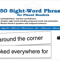 50 Sight Word Phrases 8" x 2"