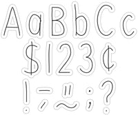 4" Decorative Self Adhesive Letters
