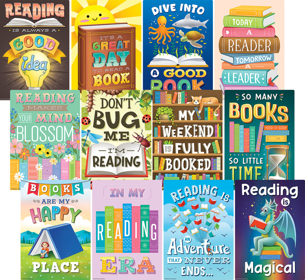 Reading Is Fun Small Poster Pack