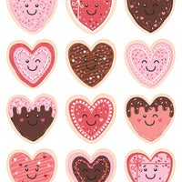 Frosted Heart Decorations