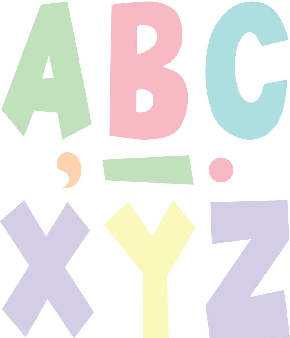 Pastel Pops Deluxe Classroom Decoratives