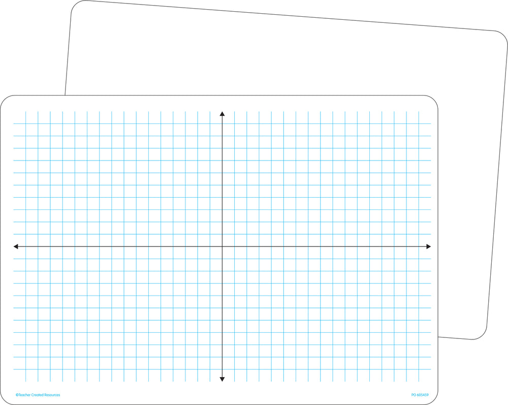 Double-Sided Coordinate Plane Dry-Erase Boards