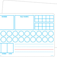 Double-Sided Learning Numbers 1–20 Dry-Erase Boards