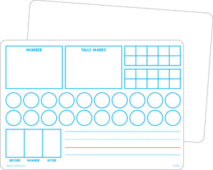 Double-Sided Learning Numbers 1–20 Dry-Erase Boards