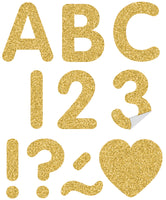 2" Classic Letters with Numbers, and Spanish Accents
