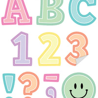 2" Classic Letters with Numbers, and Spanish Accents