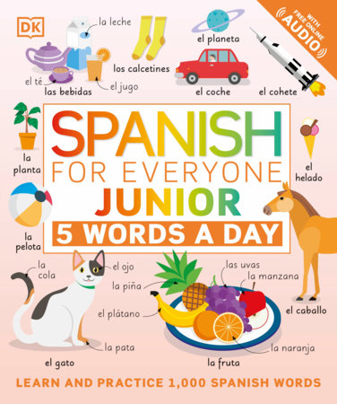Spanish for Everyone Junior: 5 Words a Day Paperback