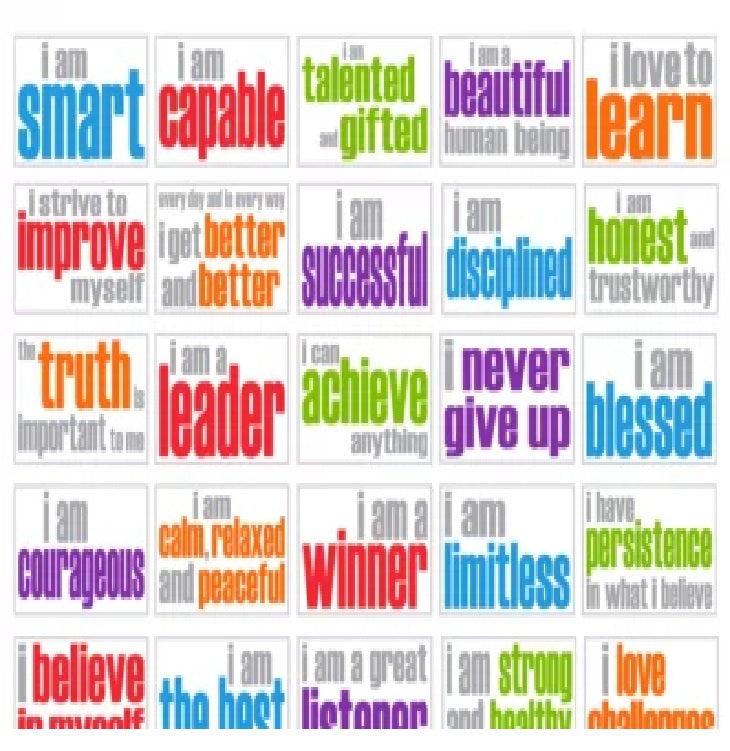 Affirmation Postcards English Pack of 30