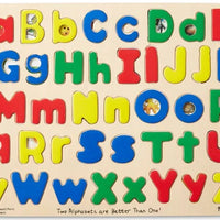Upper & Lower Case Alphabet Wooden Puzzle