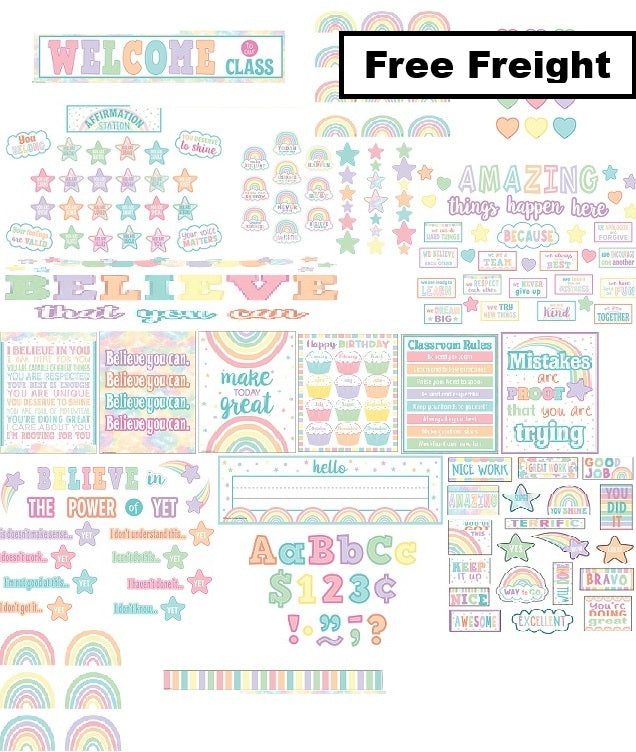 Pastel Pop Classroom Decor Kit