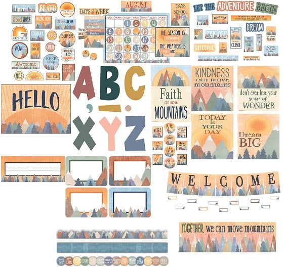 Moving Mountains Classroom Decor Kit